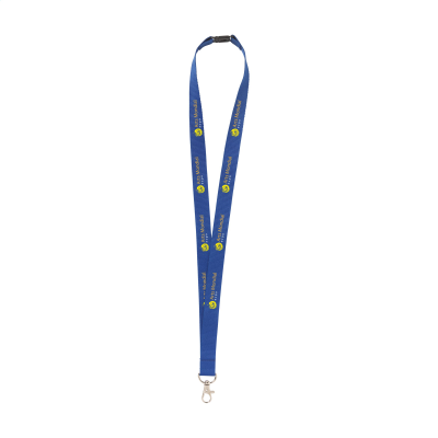 KEYCORD BUDGET SAFETY 2 CM LANYARD in Blue