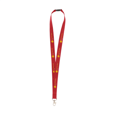 KEYCORD BUDGET SAFETY 2 CM LANYARD in Red