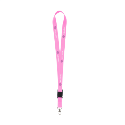 LANYARD 2 CM in Fluorescent Pink