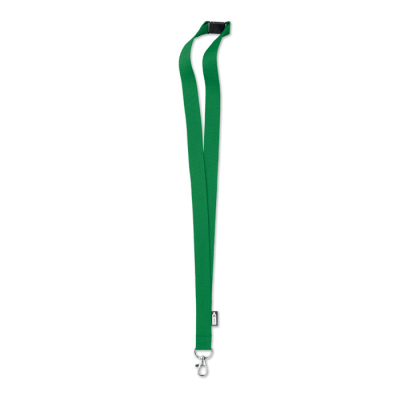 LANYARD in RPET 20 Mm in Green