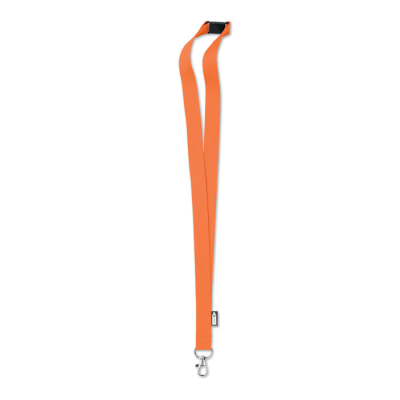 LANYARD in RPET 20 Mm in Orange