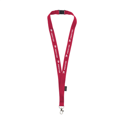 LANYARD SAFETY GRS RPET 2 CM in Red