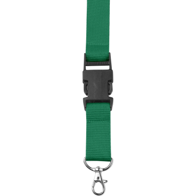 LANYARD with Carabiner Clip in Green