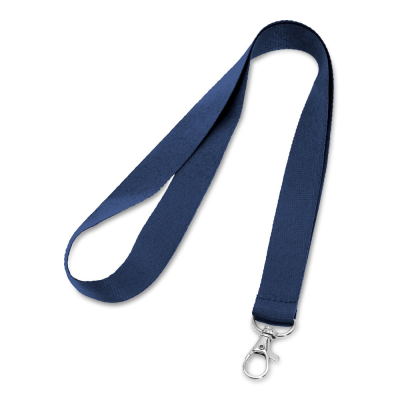 LARIAT POLYESTER LANYARD in Blue