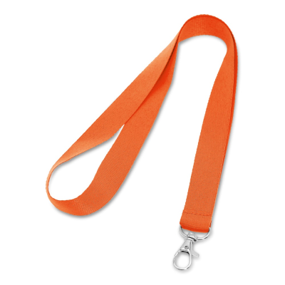 LARIAT POLYESTER LANYARD in Orange