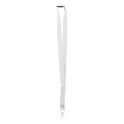 RPET LANYARD in White