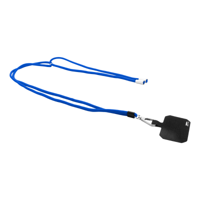 RPET MOBILE PHONE HOLDER LANYARD in Blue