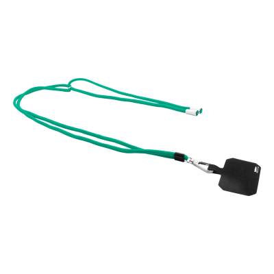 RPET MOBILE PHONE HOLDER LANYARD in Green