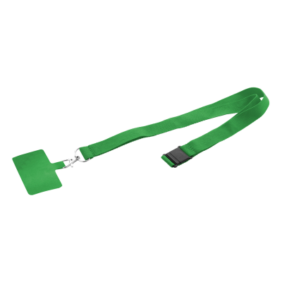 RPET MOBILE PHONE HOLDER LANYARD in Green