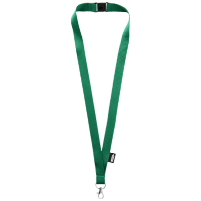 TOM RECYCLED PET LANYARD with Breakaway Closure