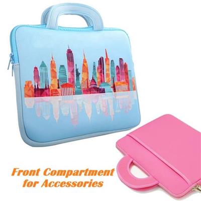 DYE-SUBLIMATION PADDED LAPTOP SLEEVE with Carrying Handles
