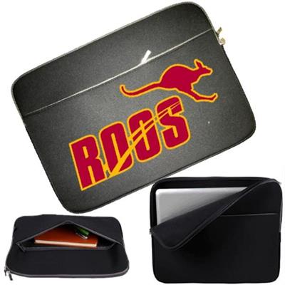NEOPRENE LAPTOP SLEEVE with Zipper Closure & Front Pocket