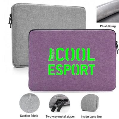 POLYESTER LAPTOP SLEEVE with Suction Fabric & Plush Interior