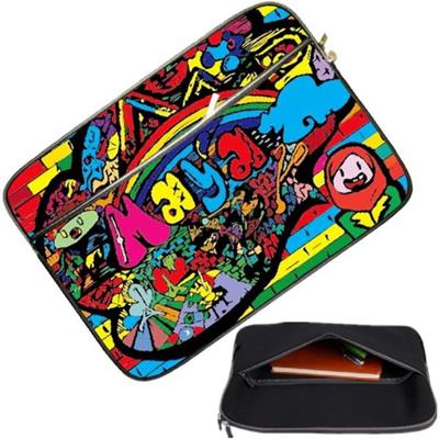 SUBLIMATION NEOPRENE LAPTOP SLEEVE with Front Pocket Full Color