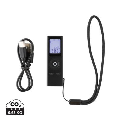 GEAR x RCS RECYCLED ALUMINIUM METAL 30 METRE LASER MEASURE in Black