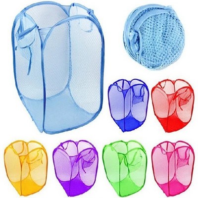 COLLAPSIBLE POLYESTER LAUNDRY BASKET