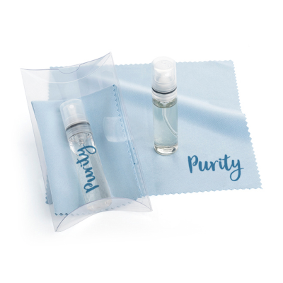 2PC LIGHT BLUE SCREEN & GLASSES CLEANING PILLOW PACK