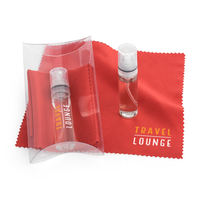 2PC RED SCREEN & GLASSES CLEANING PILLOW PACK