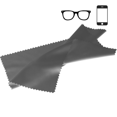 GLASSES CLEANING CLOTH in Silvergrey 