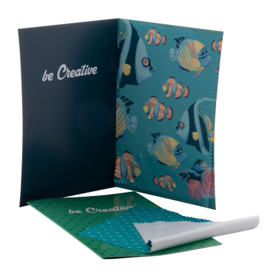 POSTCARD GLASSES CLOTH in White