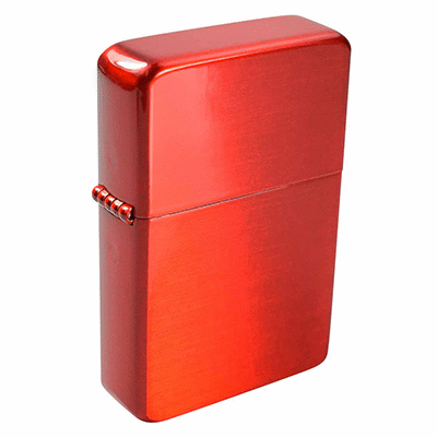 BRASS STAR LIGHTER in Red