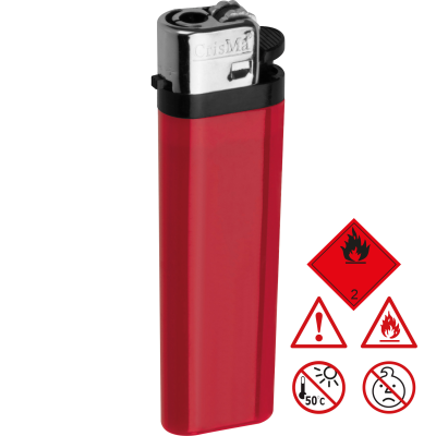 DISPOSABLE LIGHTER KARLSRUHE in Red 