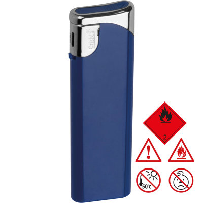 ELECTRONIC PLASTIC LIGHTER in Blue