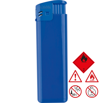 ELECTRONIC REFILLABLE POCKET LIGHTER in Blue