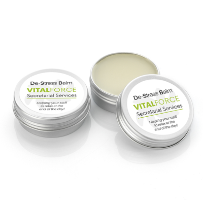 DE-STRESS & UNWIND BALM in an Aluminium Metal Jar (10Ml)