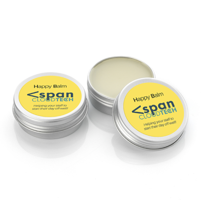 HAPPY & INVIGORATING BALM in an Aluminium Metal Jar (10Ml)