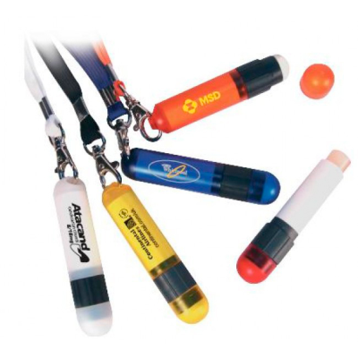 LIP BALM AND SUN PROTECTION STICK ON a LANYARD