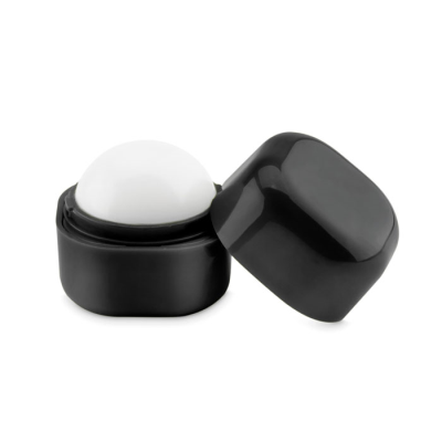 LIP BALM in Cube Box in Black