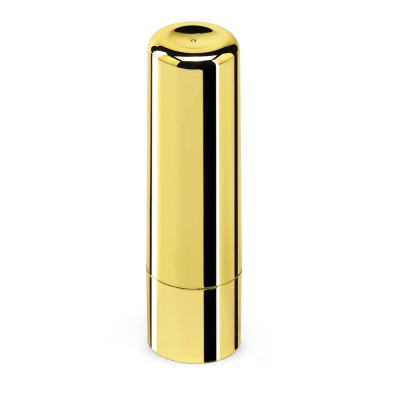 SCARLETT LIP BALM in Mirror Finish Metal Case in Golden