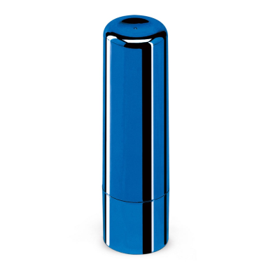 SCARLETT LIP BALM in Mirror Finish Metal Case in Royal Blue