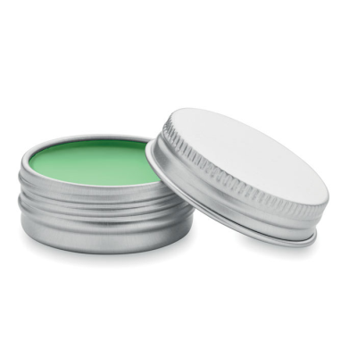 VEGAN LIP BALM in Round Tin in Green