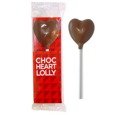 CHOCOLATE LOLLIPOP - HEART