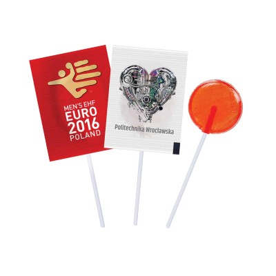 FLAT LOLLIPOPS with Personalised Foil