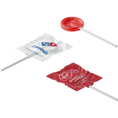 FLAT ROUND LOLLIPOP (APPROX - PROMOTIONAL CORPORATE GIFT