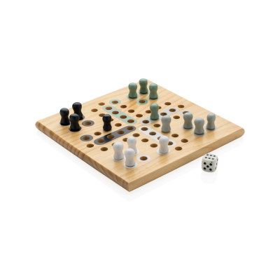 CLAIRE WOOD LUDO GAME in Brown