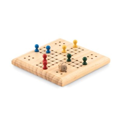 LUDO GAME in Brown