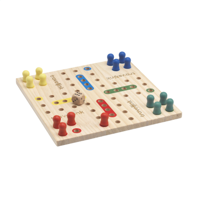 LUDO WOOD GAME in Wood - PROMOTIONAL CORPORATE GIFT