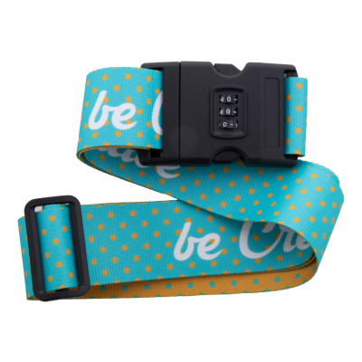 CUSTOM LUGGAGE BELT in White