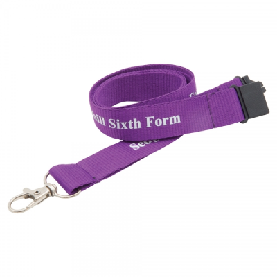 25MM FLAT POLYESTER LANYARD