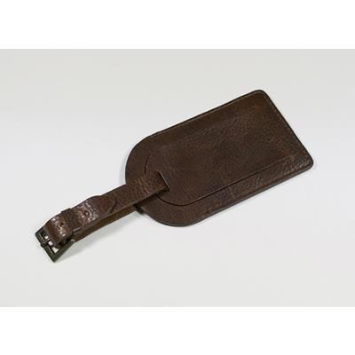 ASHBOURNE OIL PULL UP GENUINE LEATHER LUGGAGE TAG
