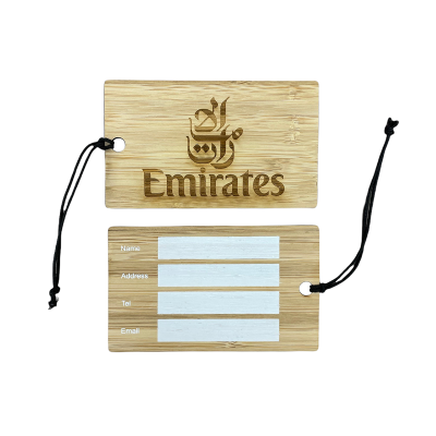 BAMBOO LUGGAGE TAG