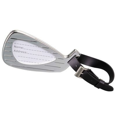 GOLF METAL LUGGAGE TAG in Silver