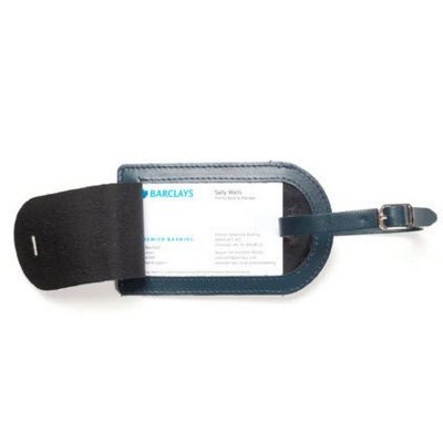 LUGGAGE TAG in Smooth Windsor Leather