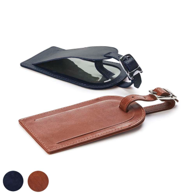 LUGGAGE TAG in Trim Sandringham Nappa Leather Colours