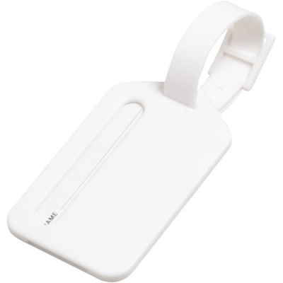 LUGGAGE TAG in White