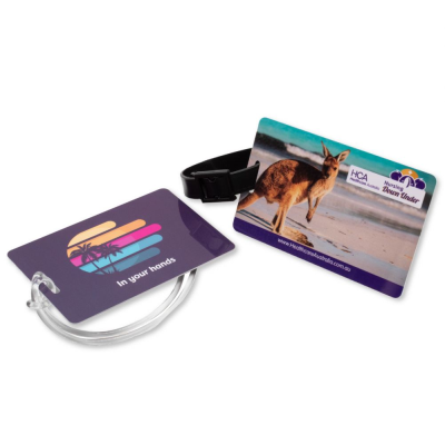 PRINTED LUGGAGE TAG (SILICONE LOOP)